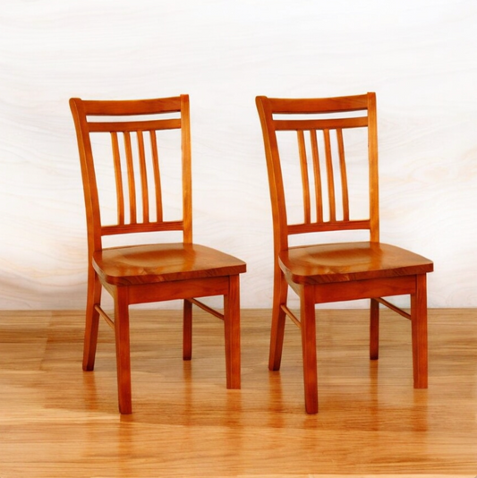 Roy Wooden Dining Chairs (Set of 2)